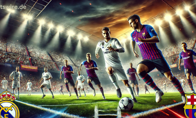 aufstellungen: teilnehmer: real madrid gegen fc barcelona